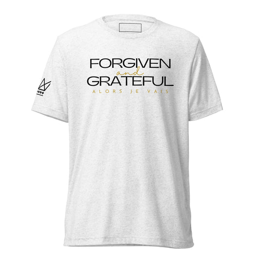 FORGIVEN & GRATEFUL UNISEX TEE *FAV