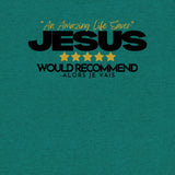 JESUS - 5 STARS - AN AMAZING LIFE SAVER AJV TEE *CCB-LIFE
