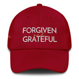 FORGIVEN + GRATEFUL  DAD HAT
