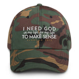 I NEED GOD IN MY LIFE TO MAKE SINCE HAT