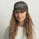 FORGIVEN + GRATEFUL  DAD HAT