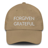FORGIVEN + GRATEFUL  DAD HAT
