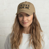 JESUS FOR ME MESSENGER DAD HAT