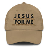 JESUS FOR ME MESSENGER DAD HAT