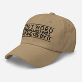 GODS TRUTH WILL WORD HAT