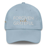FORGIVEN + GRATEFUL  DAD HAT