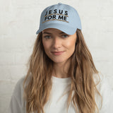 JESUS FOR ME MESSENGER DAD HAT