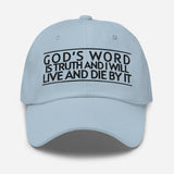 GODS TRUTH WILL WORD HAT