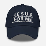 JESUS FOR ME DAD HAT