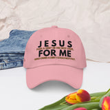 JESUS FOR ME MESSENGER DAD HAT