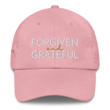 FORGIVEN + GRATEFUL  DAD HAT