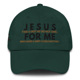 JESUS FOR ME MESSENGER DAD HAT