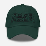 GODS TRUTH WILL WORD HAT