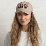 JESUS FOR ME MESSENGER DAD HAT