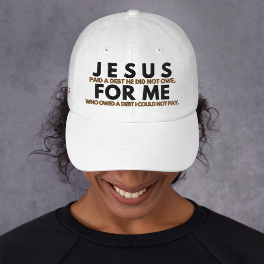 JESUS FOR ME MESSENGER DAD HAT
