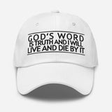 GODS TRUTH WILL WORD HAT