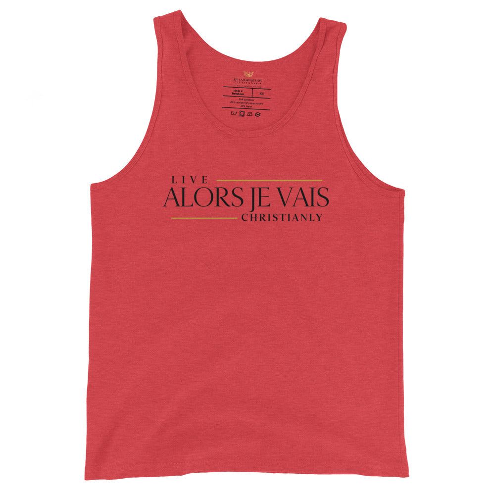 *ALORS JE VAI*S UNISEX TANK TOP (W)S1)