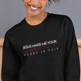 RED SIGNATURE BLESS SWEATSHIRT