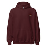 b/w messenger logo hoodie Unisex Hoodie
