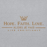 HOPE | FAITH  | LOVE | 1 COR13  HOODIE *2ND EDITION-GOLD