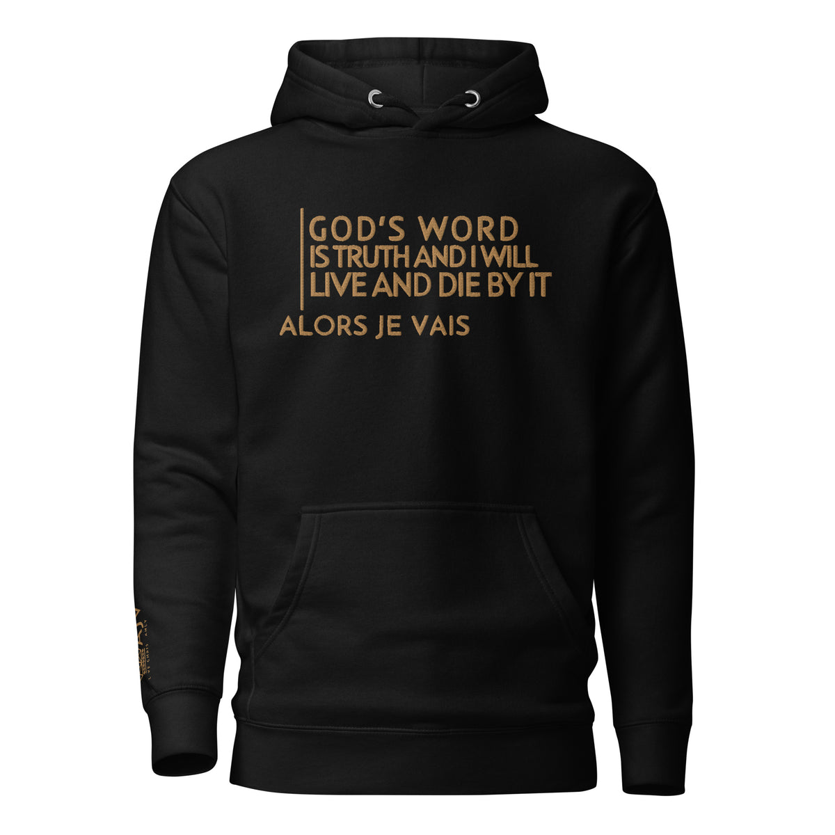 GOD'S WORD GOLD LUX HOODIE