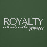 LUX BLK HOODIE ROYALTY - RMEMEBER WHO YOU ARE..