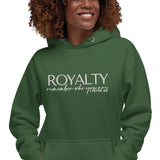 LUX BLK HOODIE ROYALTY - RMEMEBER WHO YOU ARE..