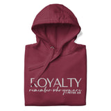 LUX BLK HOODIE ROYALTY - RMEMEBER WHO YOU ARE..
