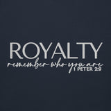 LUX BLK HOODIE ROYALTY - RMEMEBER WHO YOU ARE..