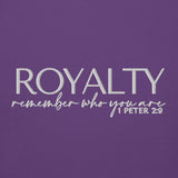 LUX BLK HOODIE ROYALTY - RMEMEBER WHO YOU ARE..