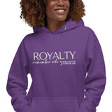 LUX BLK HOODIE ROYALTY - RMEMEBER WHO YOU ARE..