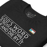 GOD'S WORD 2 Unisex t-shirt