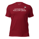 FOLLOW JESUS Unisex t-shirt