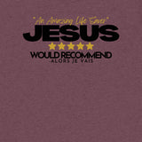 JESUS - 5 STARS - AN AMAZING LIFE SAVER AJV TEE  *CCB-LIFE