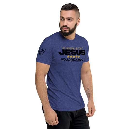 JESUS - 5 STARS - AN AMAZING LIFE SAVER AJV TEE  *CCB-LIFE