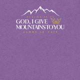 GOD I GIVE YOU MOUNTAINS *CCW