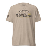 GOD I GIVE YOU MOUNTAINS UNISEX TEE